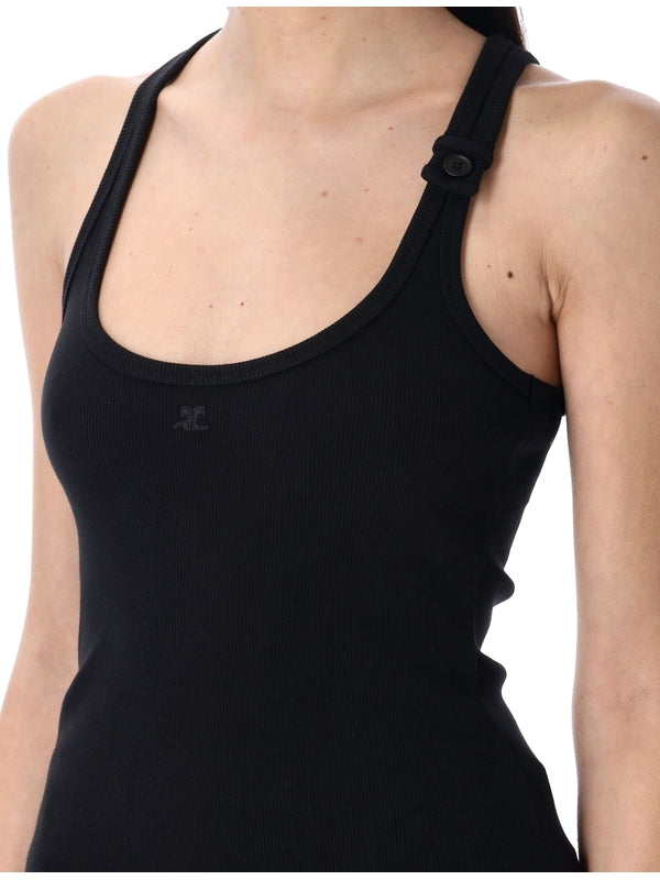 90's rib tank top Sleeveless