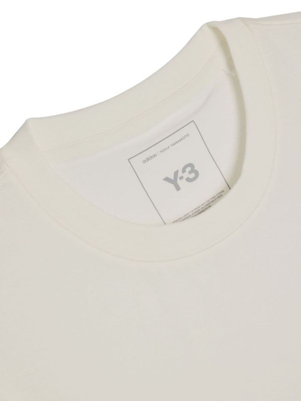 White Cotton Short Sleeve
  T-Shirt