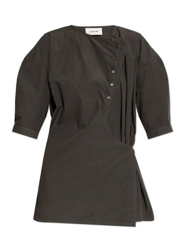 Twist Detail Cotton Shirt