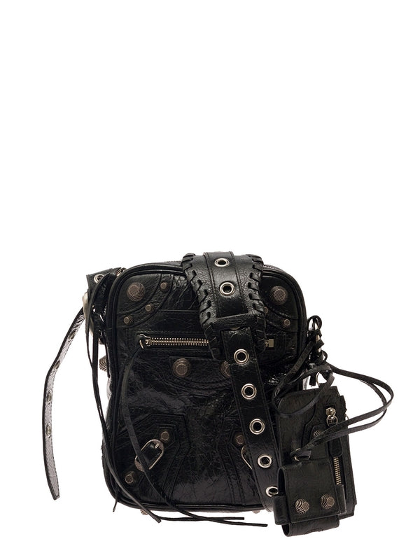 Cargole Square Lambskin Cross Bag