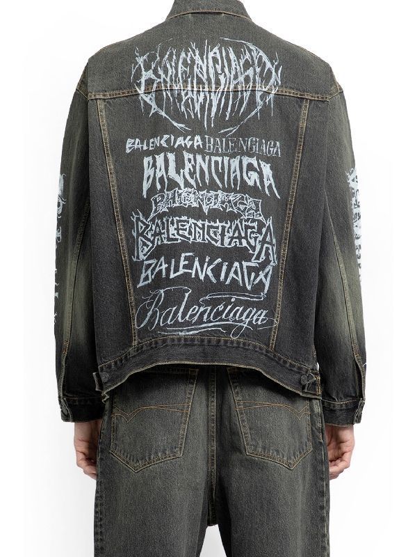 Diy Metal Large-fit Denim Jacket