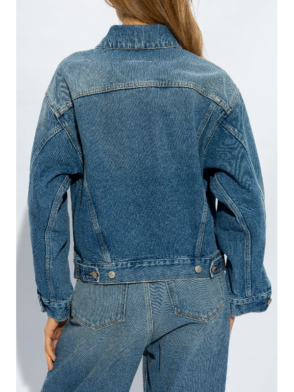 Back Stitch Denim Jacket