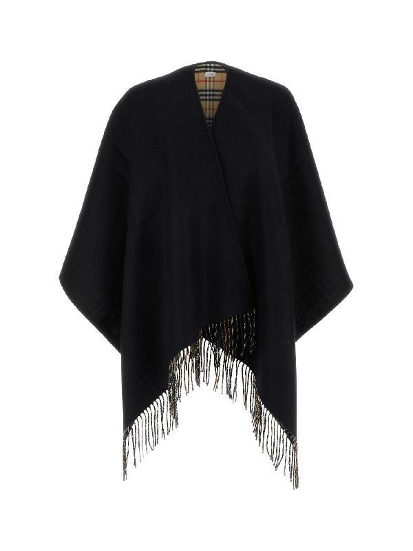 Wool Reversible Cape