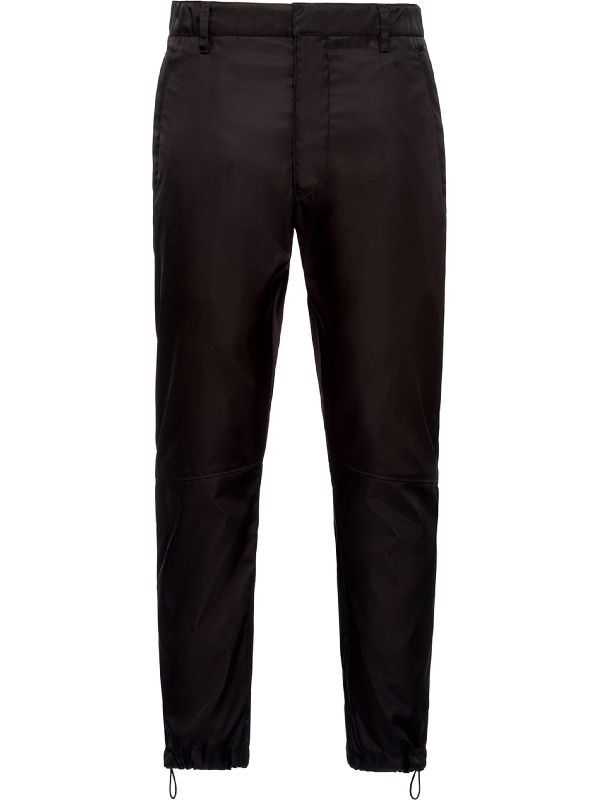 Black String Cuff Baggy Fit
  Pants
