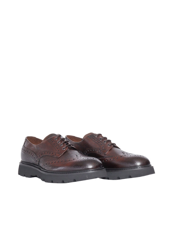 Brown Calfskin Driving Shoes