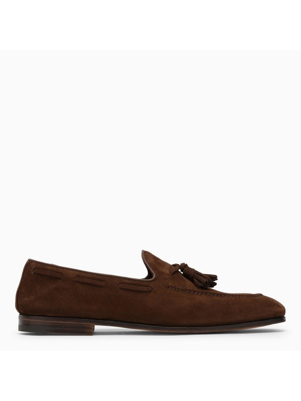 Suede Tassel Loafers