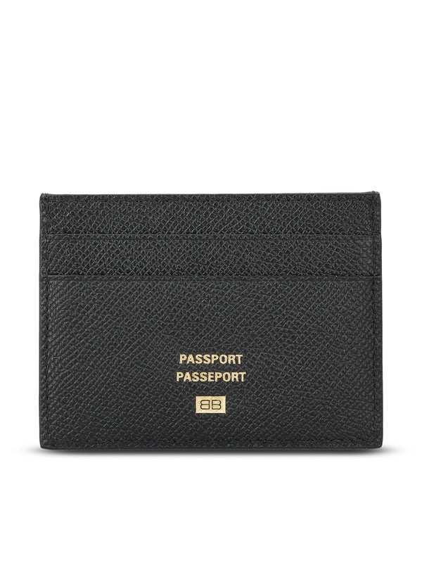 Balenciaga Black Card Holders