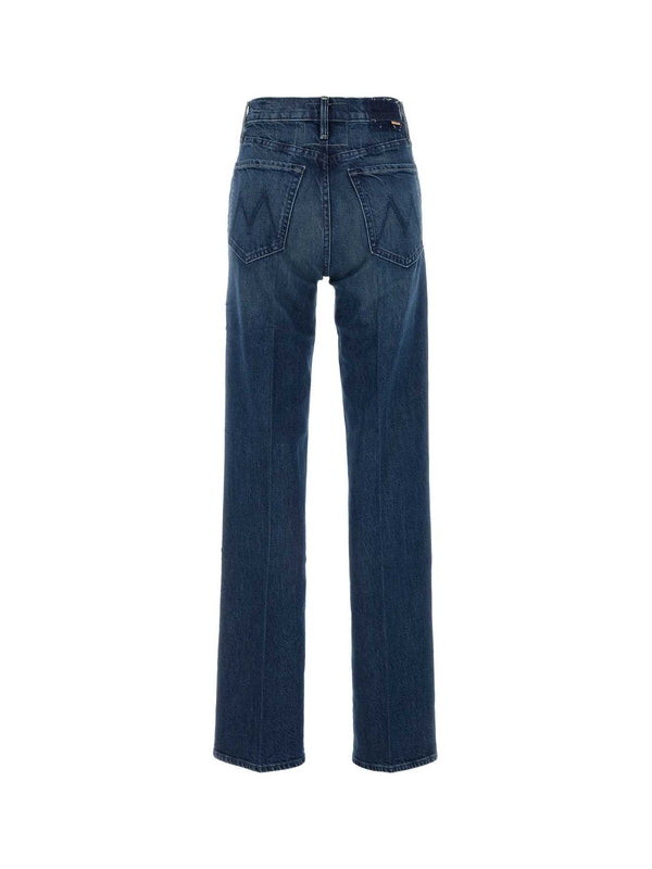 Straight High Waist Denim Pants