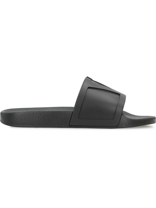 Valentino Black Slides