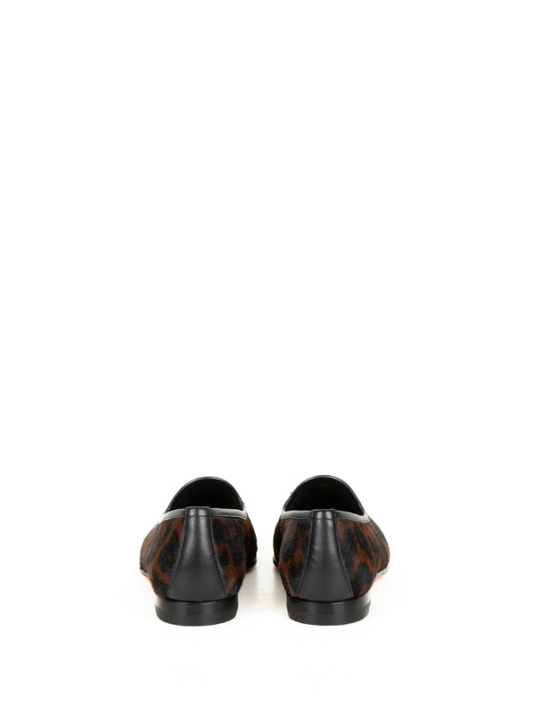Santoni Brown Flat Shoes