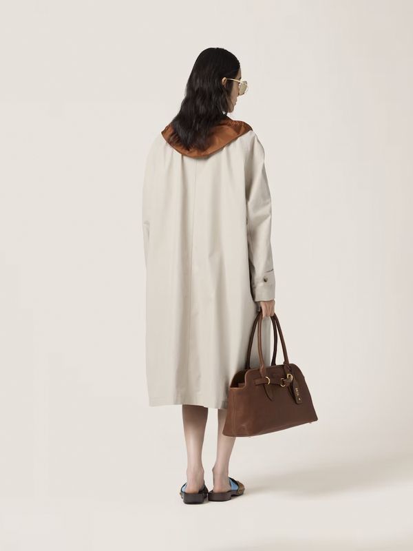 Reversible Oversize Single Cotton Technical Coat