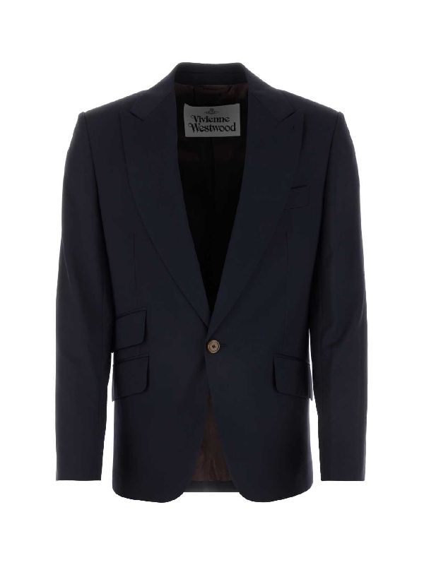 Wool Single-Breasted Jacket