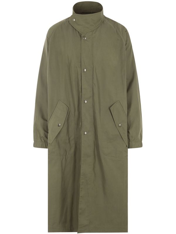 Rannon High-neck Long Coat