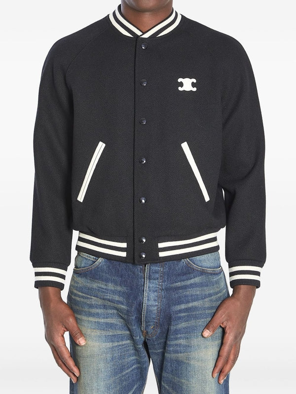Celine Black Bomber Jacket