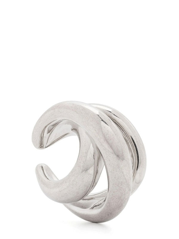 Triptych Silver-Tone Ear Cuff