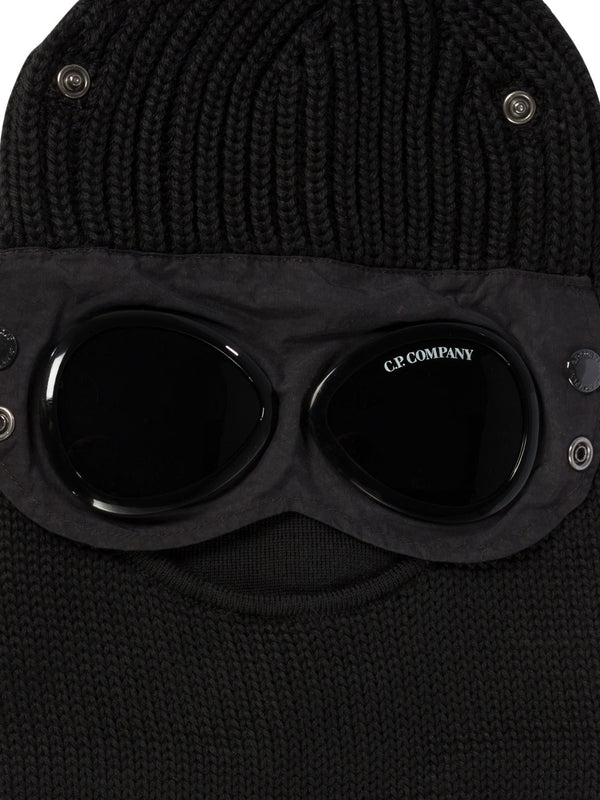 Goggle Detail Wool Balaclava