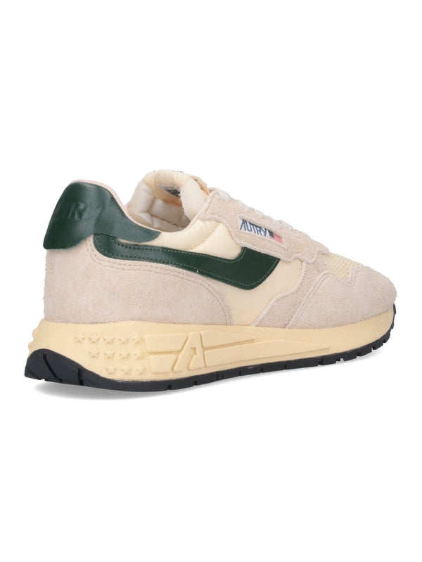 Autry Beige Low Top Sneakers