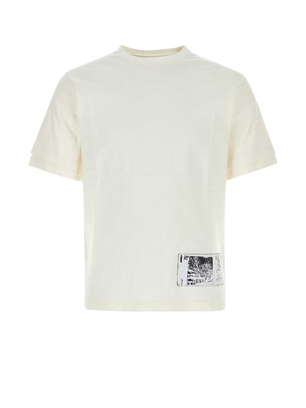 Crewneck Cotton Short Sleeve T Shirt