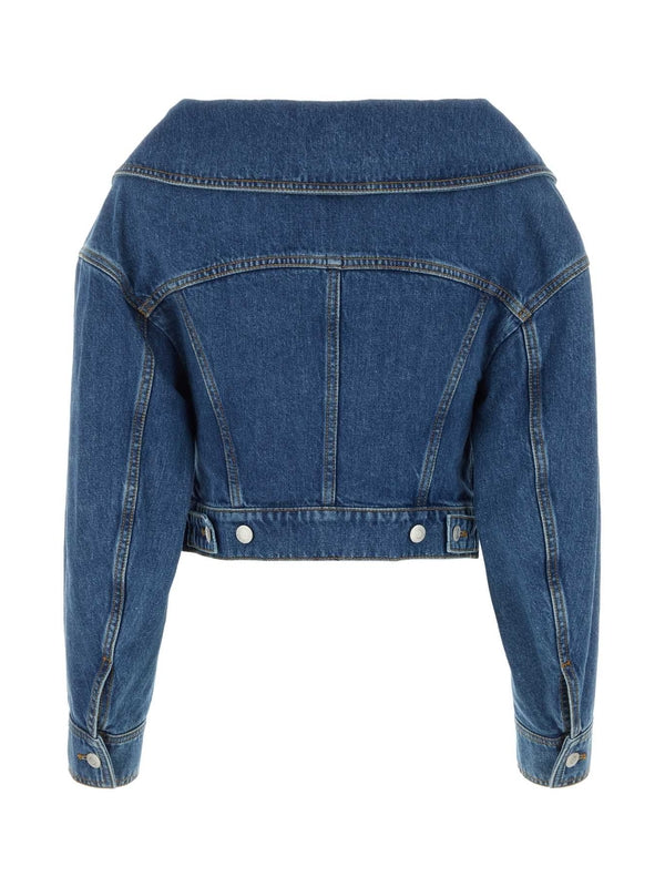 Alexander Mcqueen Blue Trucker