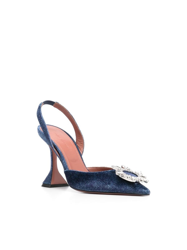 Begum Crystal Embellished Slingback Heel