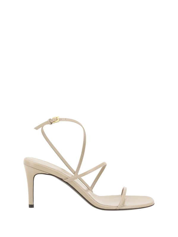 Loop 75 Anklet Leather Sandal
  Heel