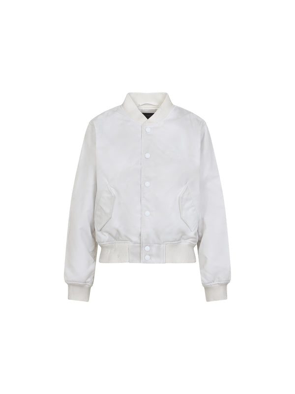 Shrunk Nylon Varsity Jacket