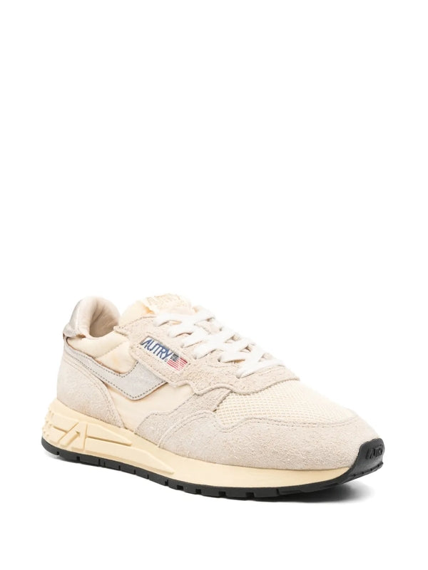 Autry Beige Low Top Sneakers