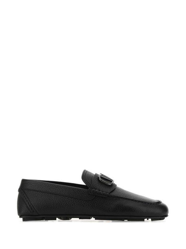 Valentino Black Loafers