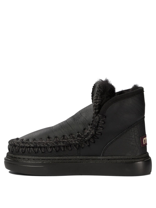 Eskimo Logo Patch Ankle Boots