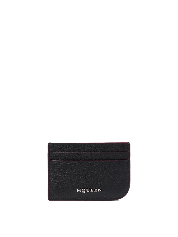 Alexander Mcqueen Black Card Holders