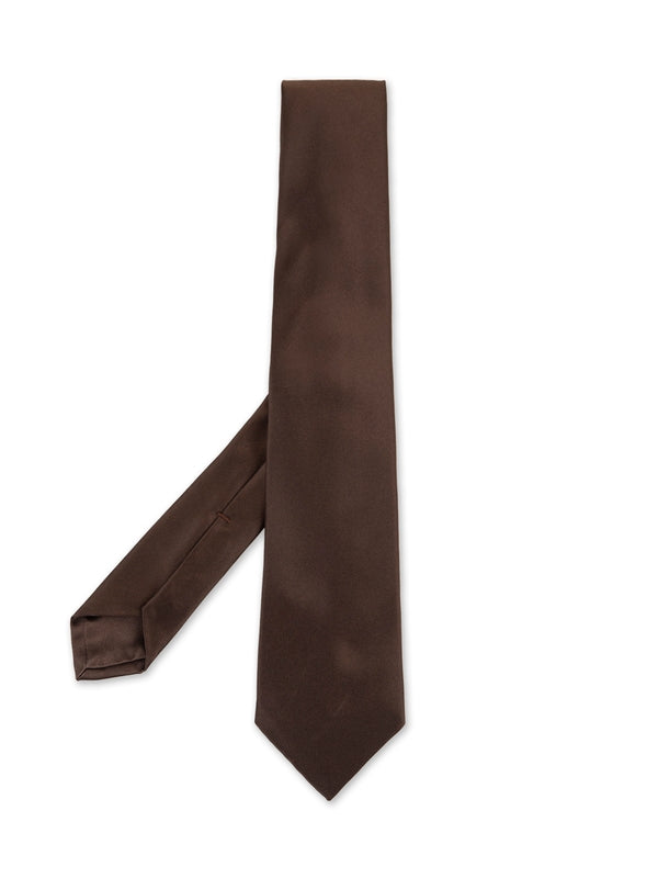 Brown Silk Tie