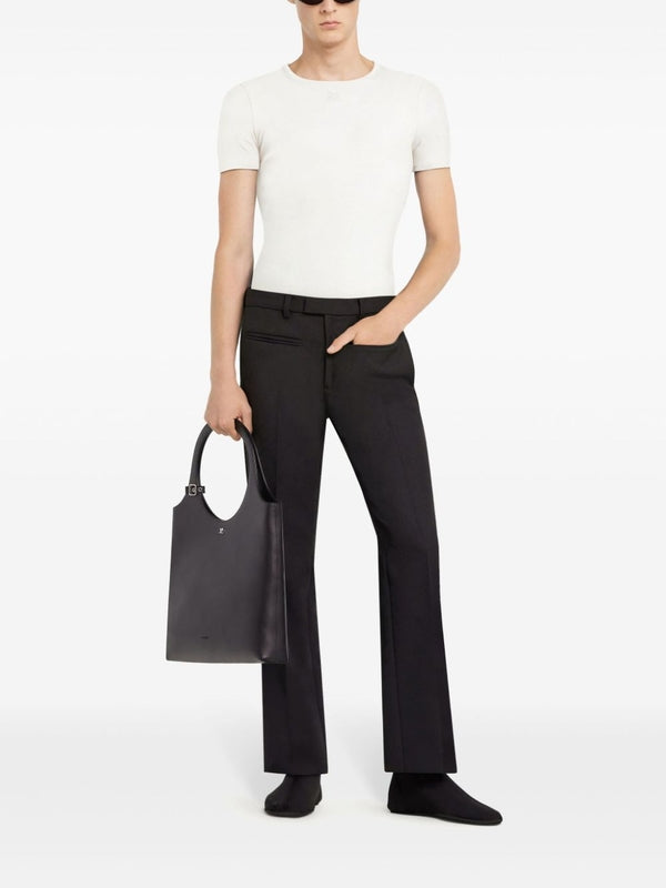 Logo Patch Cotton Short Sleeve
  T-Shirt