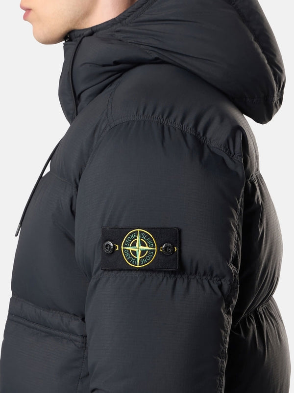 Wappen-patch Nylon Hooded Padded Jacket