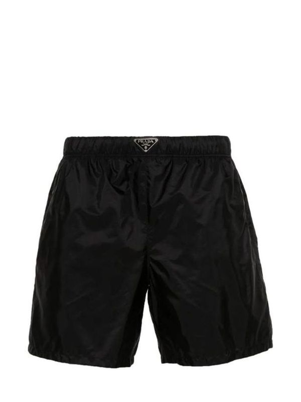 Triangle Logo Re-Nylon Swim Shorts