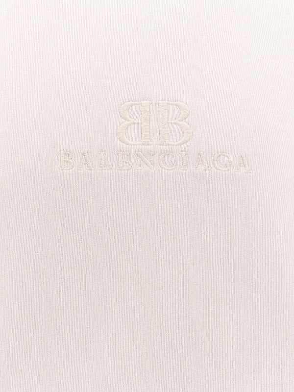BALENCIAGA - BB Logo Cotton Hoodie - Jente