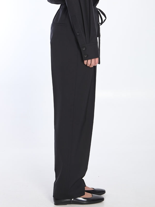 Trenton Drawstring Virgin Wool Pants