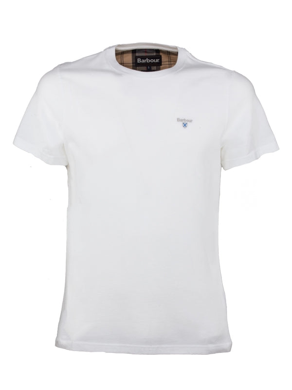 Barbour White Half Sleeve