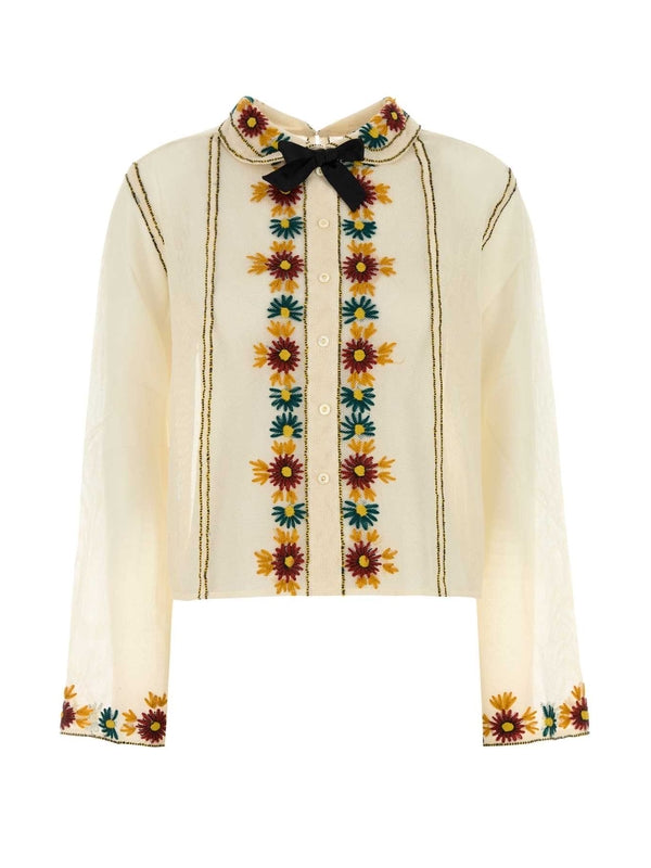 Bode Yellow Shirts & Blouses