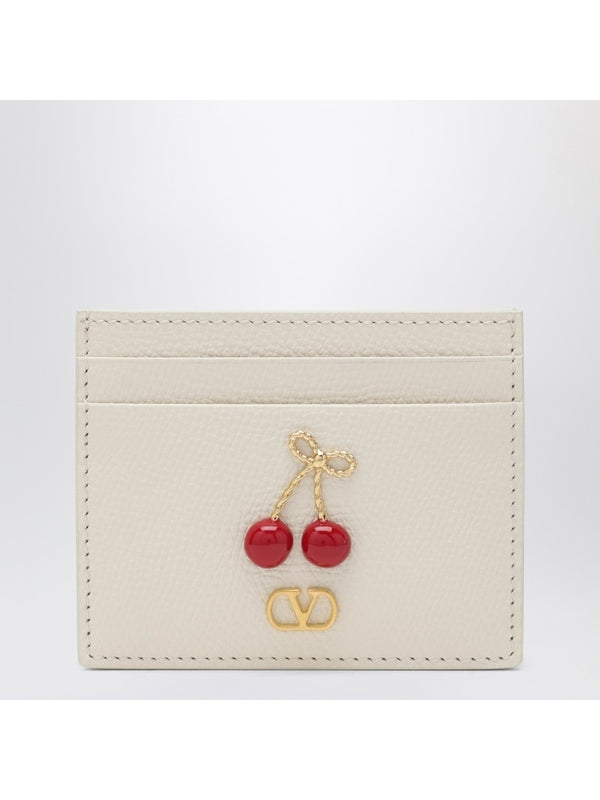 Valentino Ivory Card Holders