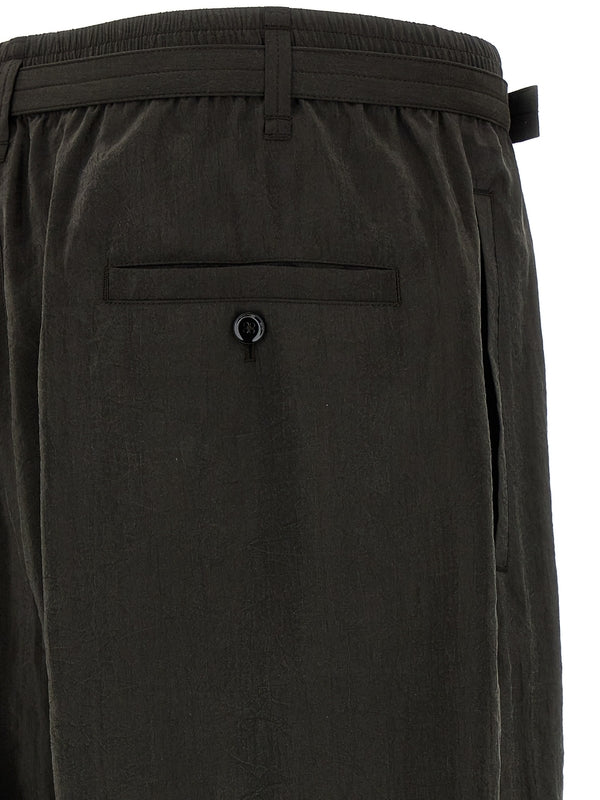 Belt Detail
  Pleats Pants