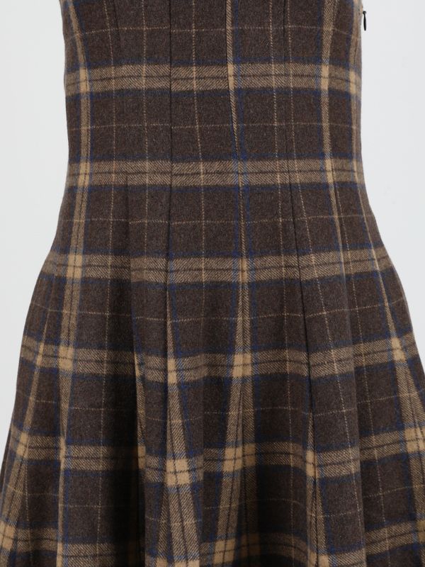 Leila Tartan Check Dress