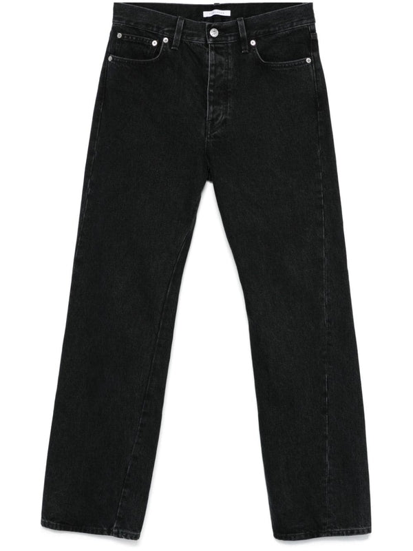 Twist Straight Denim Pants