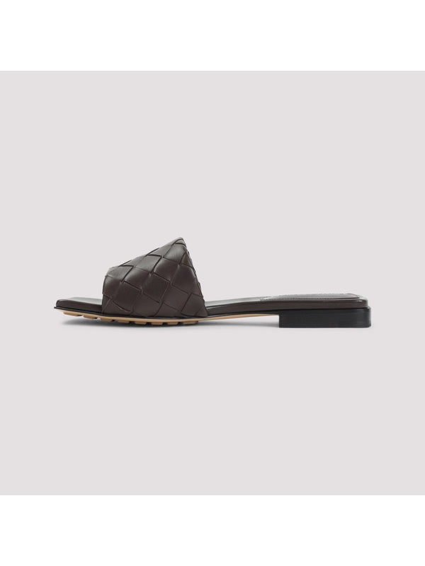 Bottega Veneta Brown Slides