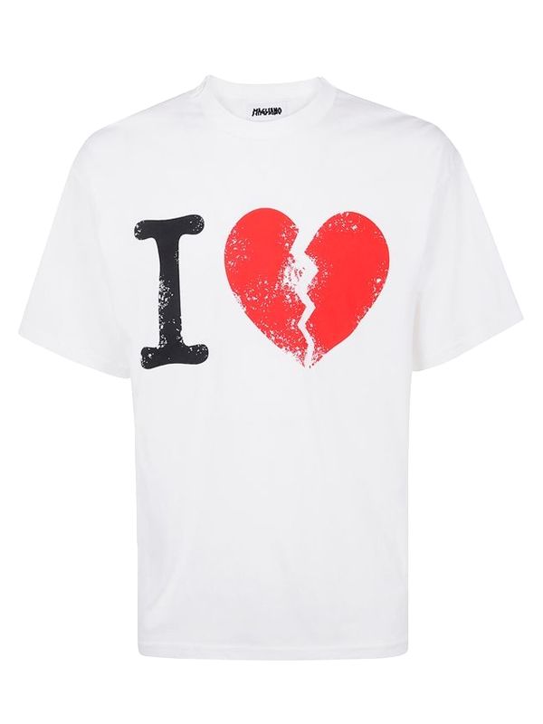 Graphic Printing Cotton Short-sleeve T-shirt