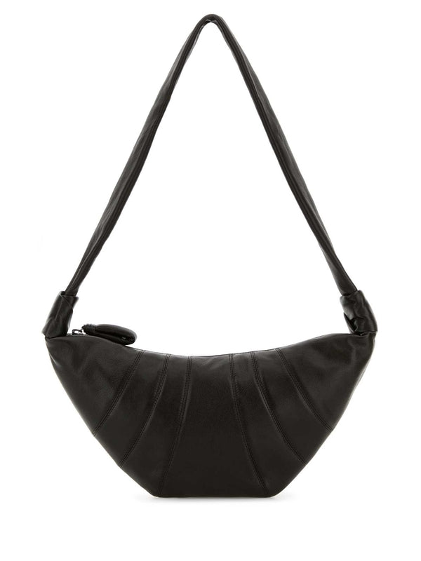 Croissant Leather Shoulder Bag