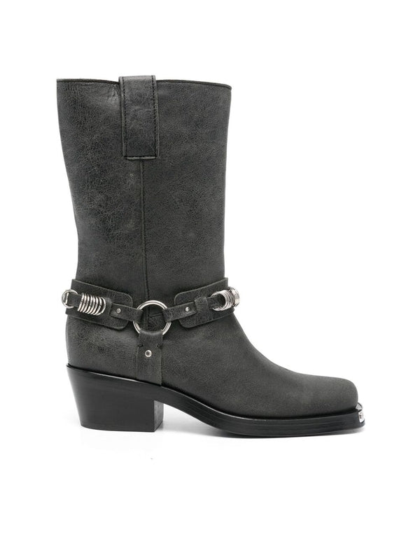 Motty Buckle Ankle Boots