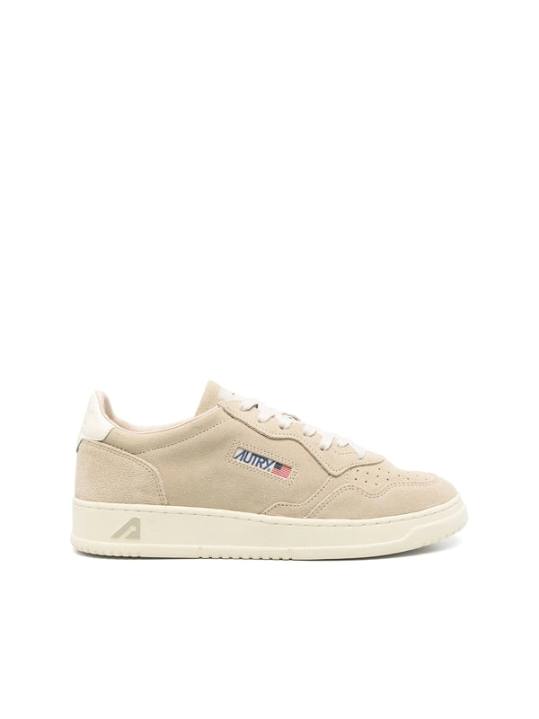 Autry Beige Low Top Sneakers