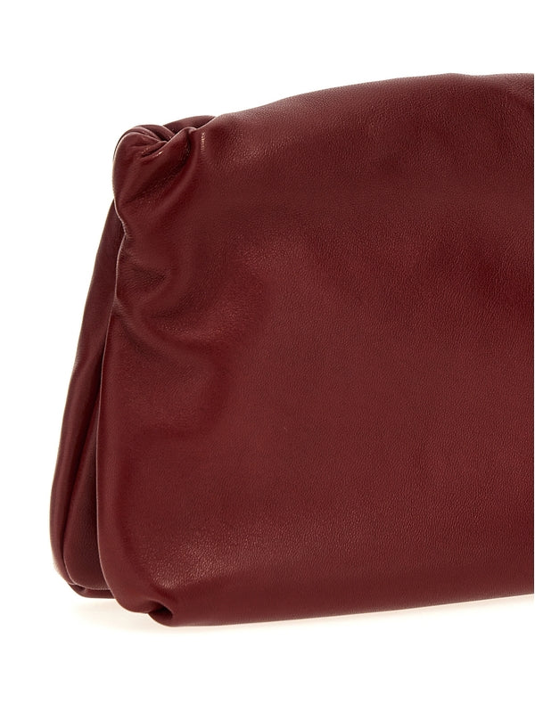 Bourse Leather Strap Clutch Bag