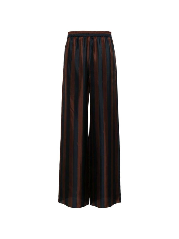 Stripe Silk Pants