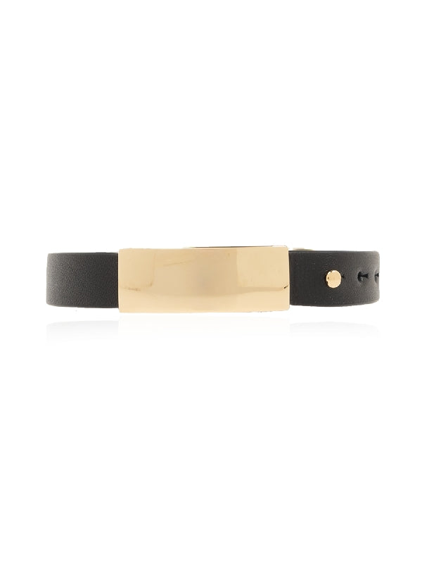 Logo Engraving Buckle Leather
  Bracelet